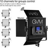 GVM RGB LED Video Light 3-Light Panel Kit 520S-B3L