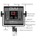 GVM RGB LED Video Light 2-Light Panel Kit 560AS-2L