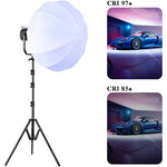 GVM SD200R RGB & Bi-Color LED Light Kit with Lantern Softbox