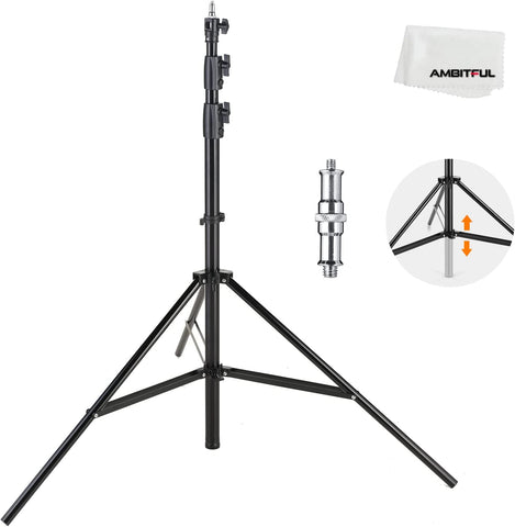 AMBITFUL AL-280 2.8 Meter / 9 ft Heavy Duty Impact Air Cushioned Light Stand