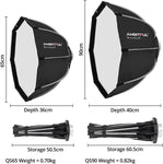 AMBITFUL 90cm QS90 Octagon Umbrella Softbox