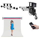 Fotoconic 3 Roller Motorized Electric Wall Mount Background Support System