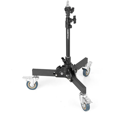 AMBITFUL 93-147cm/36.6"-57.8 Floor Light Stand and Wheels