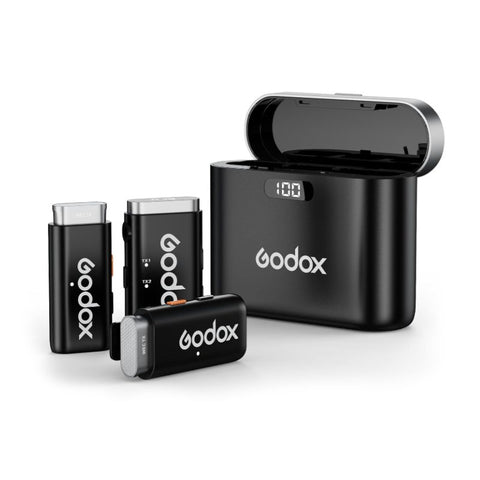 Godox WEC KIT2 2.4G Mini Wireless Lapel Microphone