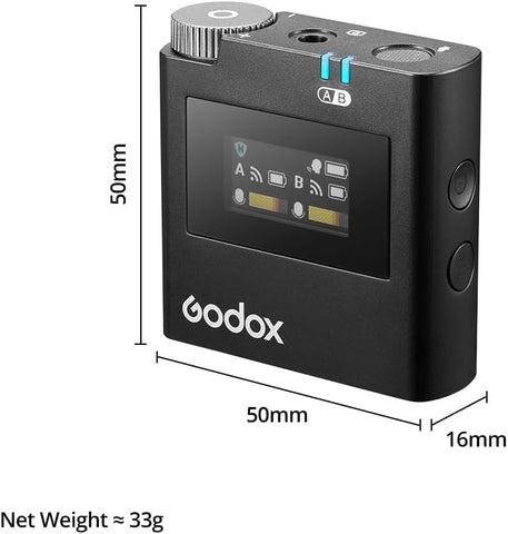 GODOX Virso S M2 Wireless Lavalier Microphone System