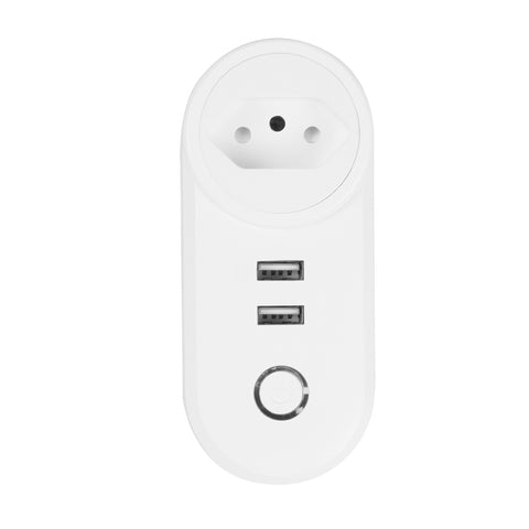 WiFi Smart Plug LSPA2 100‑240VAC Mini Remote Control Power Socket with Timer Function Compatible with Alexa, UK Plug