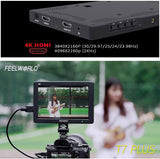 FEELWORLD T7 Plus 7" 3D LUT On-Camera Field Monitor