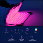 GVM B200C 200W Bi-Color RGB Foldable LED Panel Light