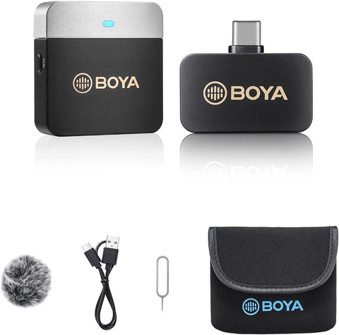 BOYA BY-M1V3 Wireless Lavalier Microphone