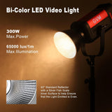GVM PRO SD300B Bi-Color LED Light Kit (w/ Lantern Softbox)