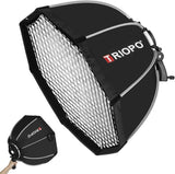 Triopo KS55 55cm Octagonal Speedlight Umbrella Softbox w/ grid