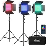 GVM 680RS RGB LED Light Panel (3-Light Kit)
