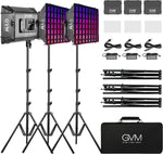 GVM 800RS RGB LED Light Panel (3-Light Kit)