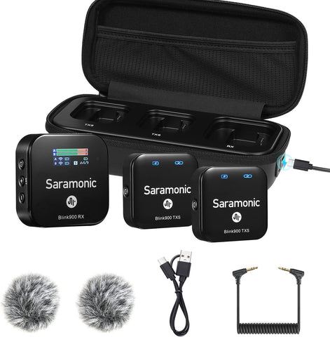 Saramonic Blink900 S20 2.4GHz Dual-Channel Wireless Microphone System