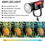 GVM PRO SD400B 400W Bi-Color LED Monolight