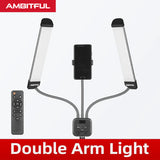 AMBITFUL AL-20 3000K-6000K 40W Double Arm Fill LED Light