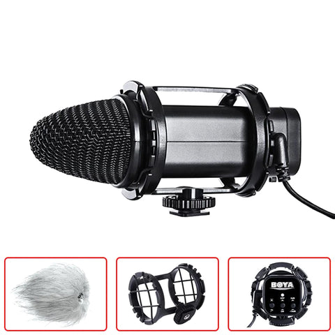 BOYA BY-V02 Stereo Condenser Microphone