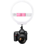 YONGNUO YN128 Dimmable Photography LED Ring Selfie Light (Pink)