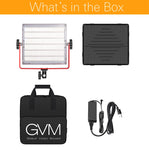GVM RGB LED Studio Video Light Bi-Color Soft Light Panel