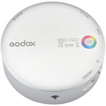 Godox R1 Round Mini RGB LED Magnetic Light (Silver)