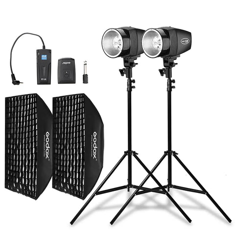 Godox 360Ws 2x K-180A Strobe Studio Flash Light Kit