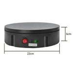 Fotoconic 22cm 50kg Load Capacity Rotating Turntable w/ Remote /Speed Control