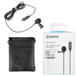 BOYA BY-M3-OP Clip-on Digital Lavalier Microphone for action camera