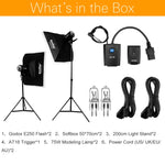 Godox Strobe Studio 500W Flash Light Kit