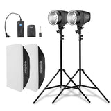 Godox 300Ws 2x K-150A Strobe Studio Flash Light Kit
