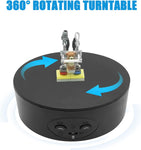 Fotoconic 13cm 10kg Load Capacity Rotating Turntable w/ USB plug-in /battery (Black)