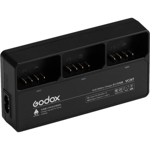 Godox VC26T Multi-Battery Charger for V1