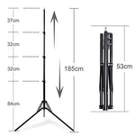 Fotoconic 6 ft / 185cm Compact Portable Reverse Legs Aluminum Light Stand