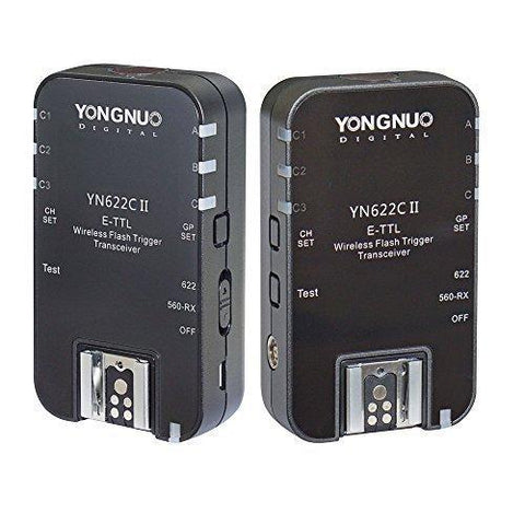 Yongnuo YN-622C II E-TTL Transceiver for Canon (2-Pack)