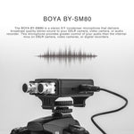 BOYA BY-SM80 Mini Stereo X/Y Condenser Microphone