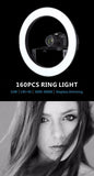 Falconeyes DVR-160TVC Photography Studio Video LED Ring Light(3200K-5600K)