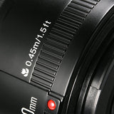 Yongnuo YN 50mm F/1.8 AF/MF Large Aperture Auto Focus Lens