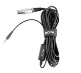 BOYA BY-BCA6 XLR FEMALE TO 3.5MM TRRS MALE ADAPTER CABLE (6M)