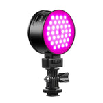 GVM Mini LED On-Camera Bi-Color & RGB Double-Sided Video Light 7SM