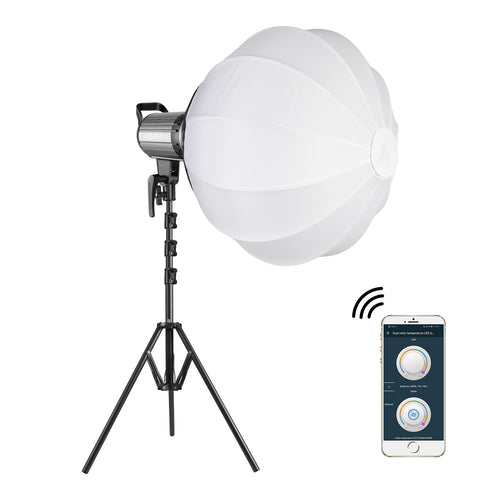 GVM G100W Bi-Color LED Video Light Kit with Lantern Softbox