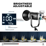 GVM SD300D Bi-Color LED Video Spotlight