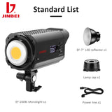 JINBEI EF-220Bi LED video light (incl.EF Boost Reflector)