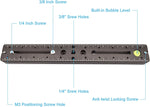Fotoconic 300mm Quick Release  Dual Rail Slider Sliding Plate