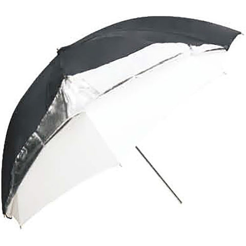 Godox Dual-Duty Reflective Umbrella (33", Black/Silver/White)