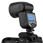 Godox V1 Canon TTL On-Camera Round Flash Speedlight for Canon