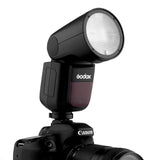 Godox V1 Canon TTL On-Camera Round Flash Speedlight for Canon