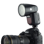 Godox V1 Nikon TTL On-Camera Round Flash Speedlight for Nikon